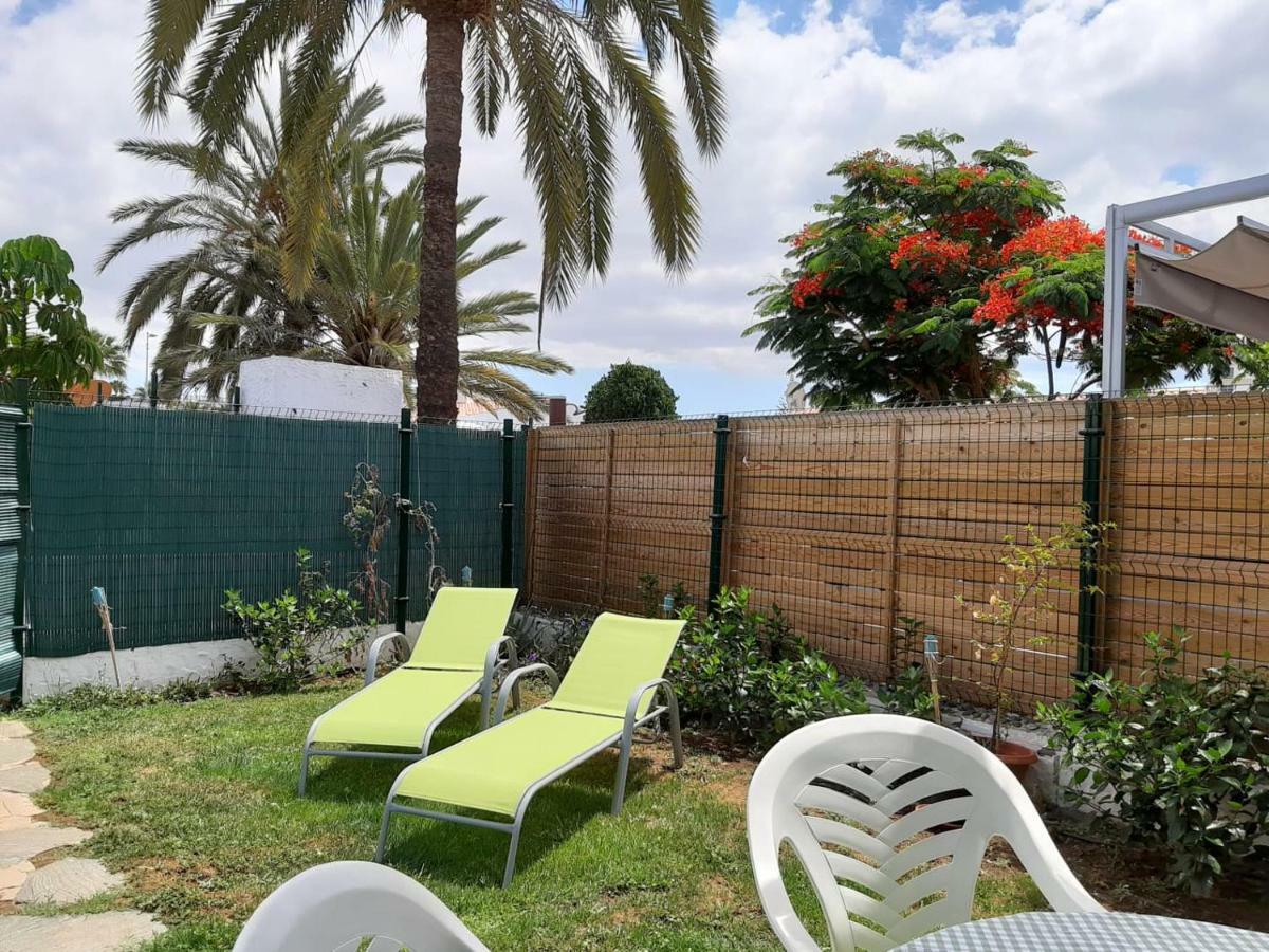 Villa Bungalow With Private Garden Nex To Yumbo Center Maspalomas  Exterior foto