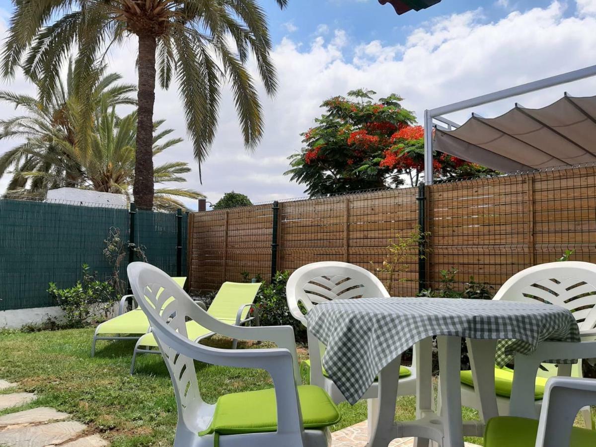 Villa Bungalow With Private Garden Nex To Yumbo Center Maspalomas  Exterior foto